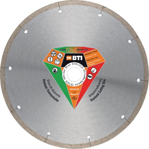 Diamant-Trennscheiben, Diamanttrennscheiben, DTS CoolMax Speed Cut, DTS Cool Max Speed Cut, DTS Cool-Max Speed-Cut, Speedcut